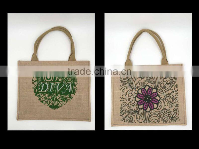 nature used burlap jute bag enviroment recycle
