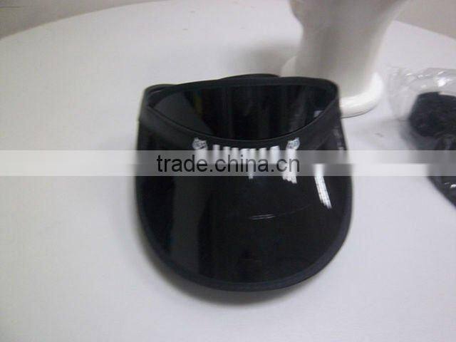 PVC sun visor with printed logo