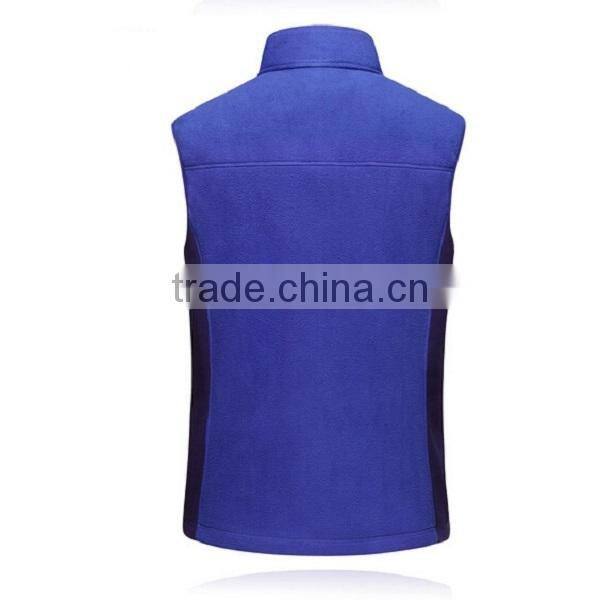 Autumn micro sleeveless polar fleece vest ,wholesale unisex polar fleece sports vest keep warming.