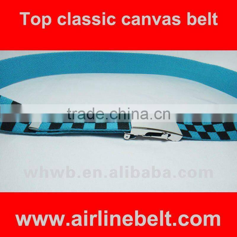 High standard fashion camo canvas belt