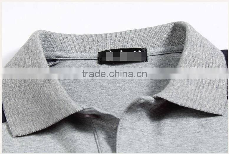 high quality cotton polyester brand polo men shirts long sleeve unifrom polo shirt