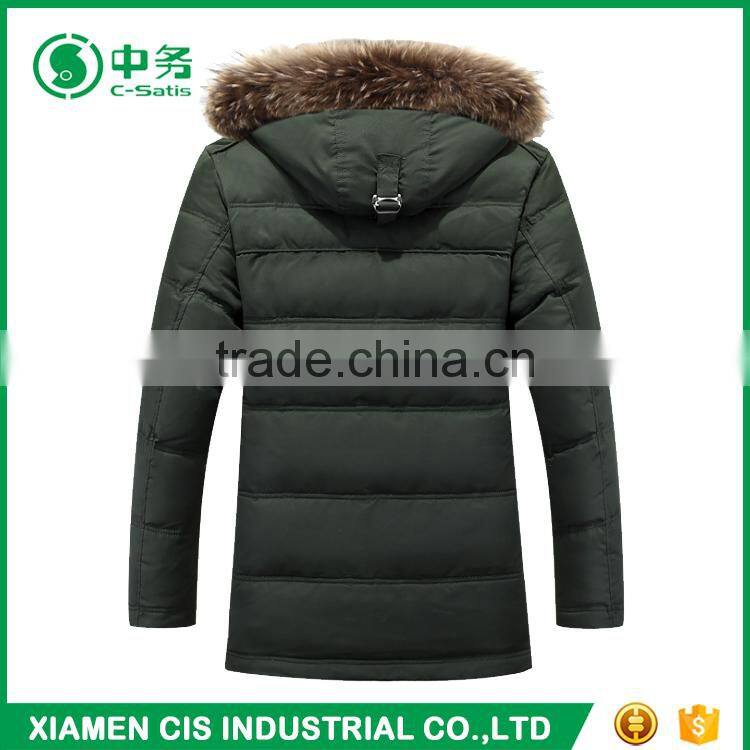 2017 New Design Comfy Keep Warm Mens White Duck Down Jacket for Winters
