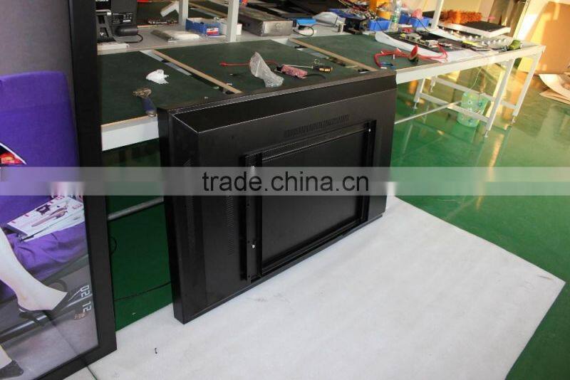 transparent color lcd display/LCD monitor for advertisement/55inch transparent lcd monitor