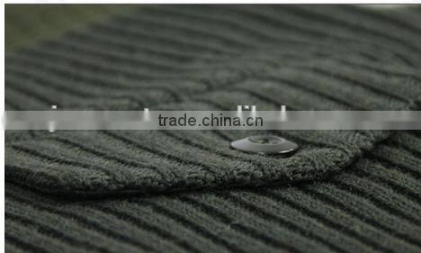 Pure Color Military Sweater plus size mens acrylic sweater designs