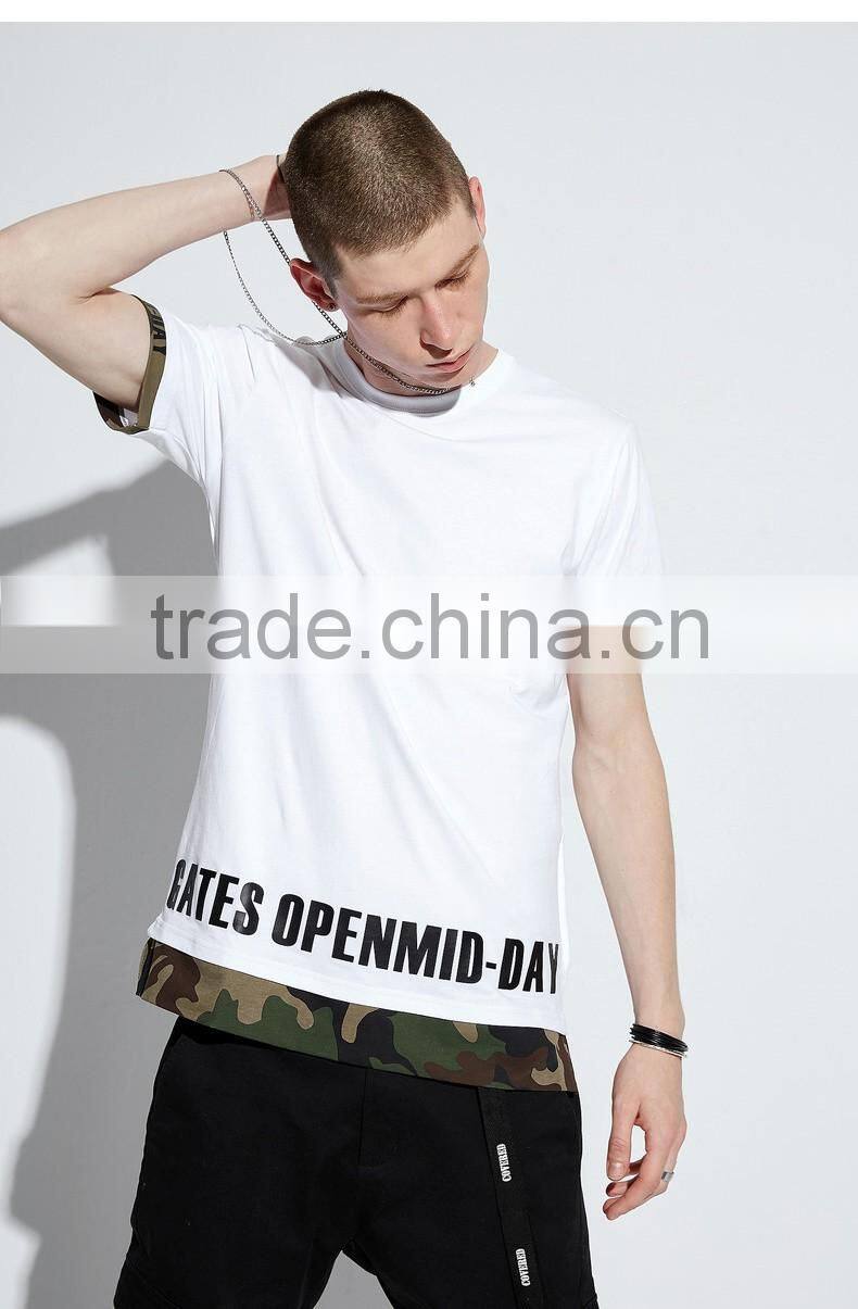 2017 Fashion design customized tshirt printing men t shirt