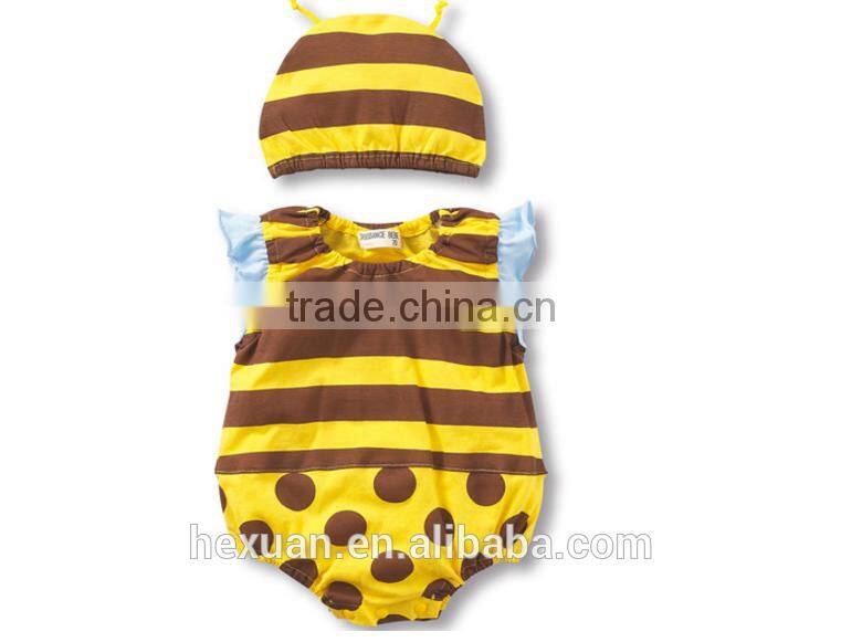 Wholesale 100% cotton baby clothes soft stylish baby winter romper set baby