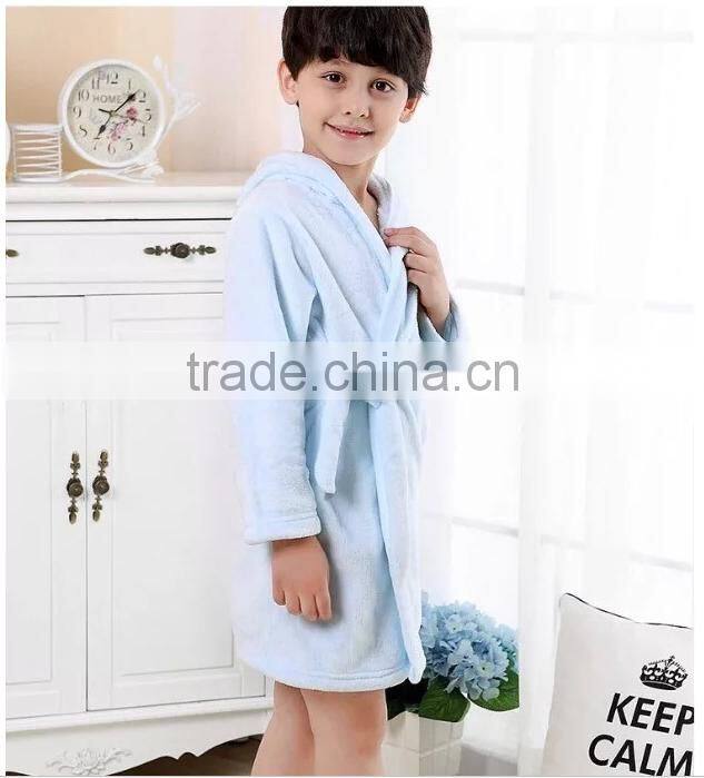 Velour Children Bath Robes Clorhing for Kids