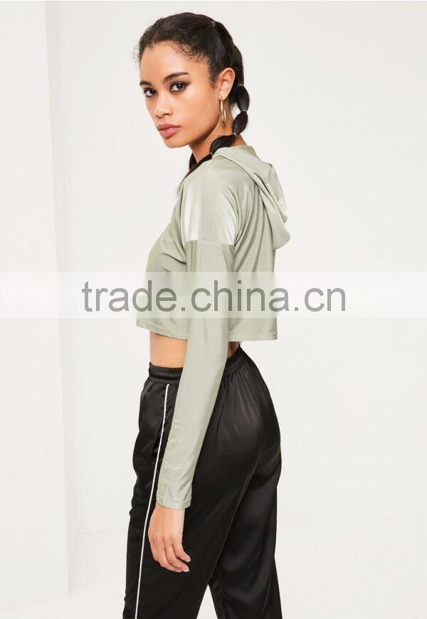 2017 Custom Girls Cropped Hoodies Sweatshirt Stylish Hoodies Smart Trendy Hoodie