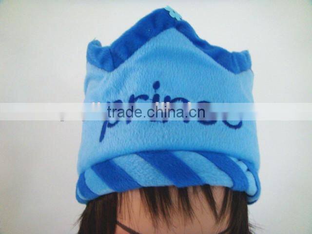 New style hign quality birthday party hat blue princess Crown hat birthday party