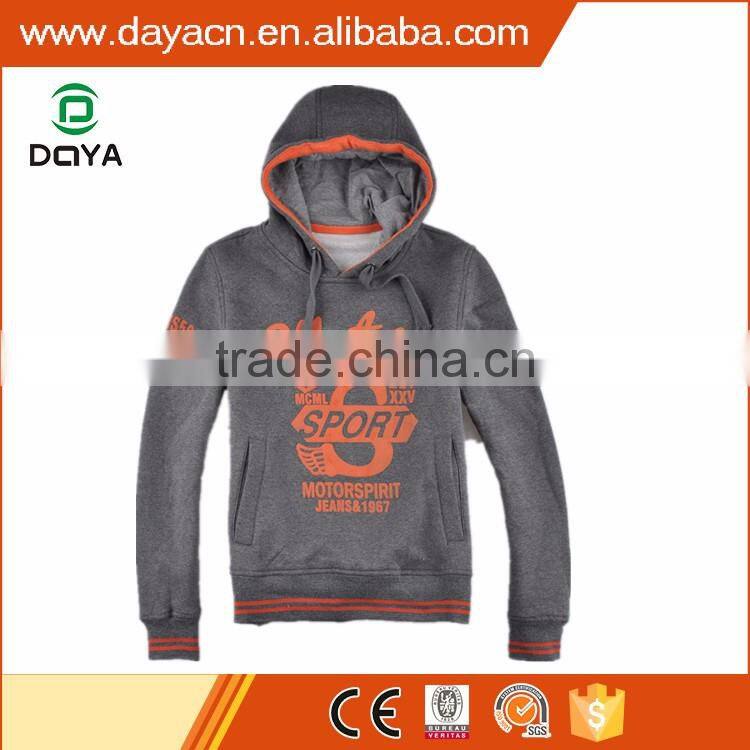 Customn hot sale men's CVC sport hoody