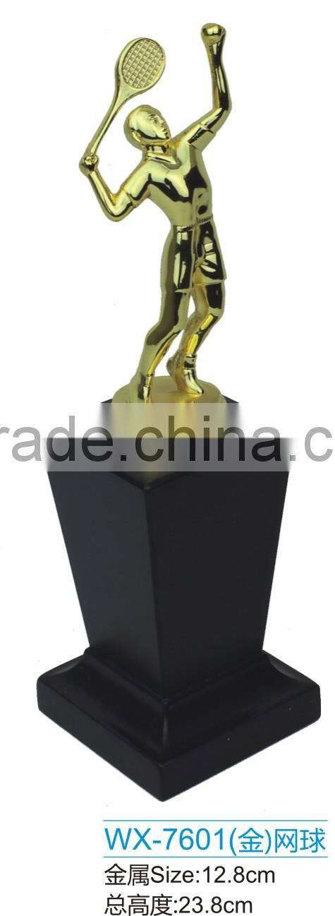 New design metal badminton trophy for winner