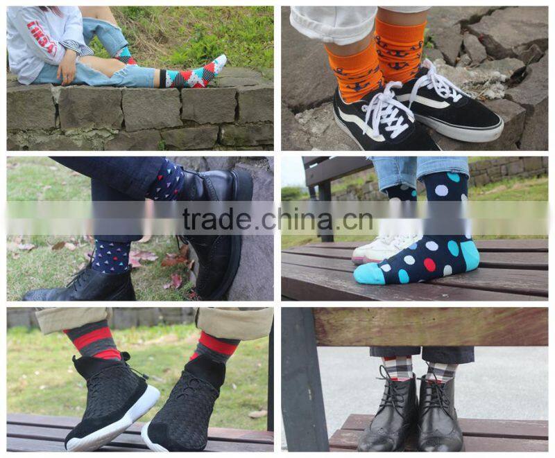 High quality Men rich cotton dress socks man funny sock men crew socks