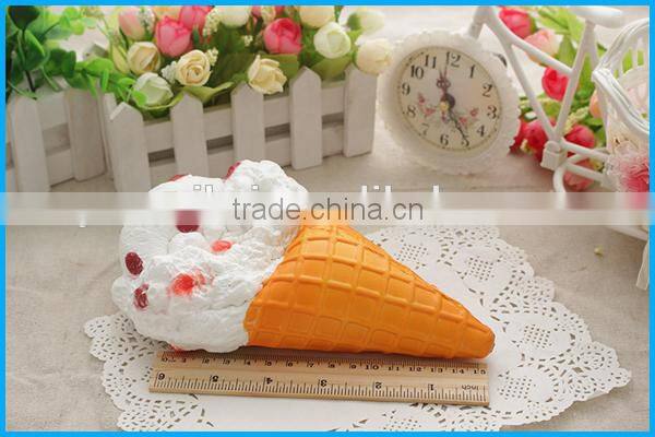 Hot selling big ice cream kawaii toys squishy slow rising