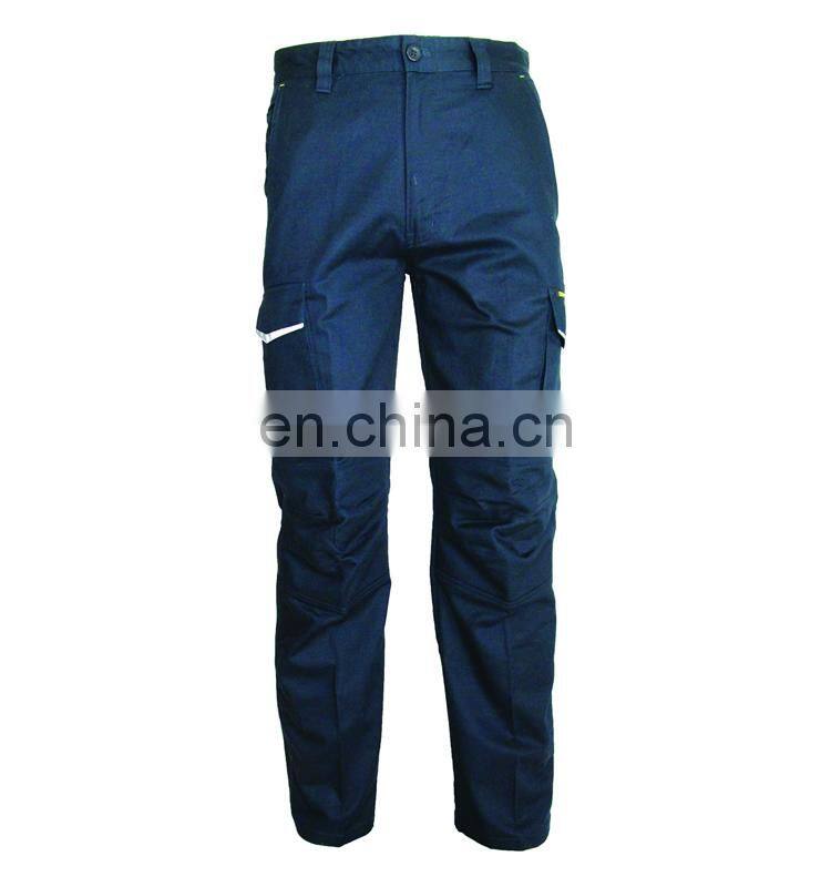 65%polyester 35% cotton Men's trousers 6 pocket cargo pants