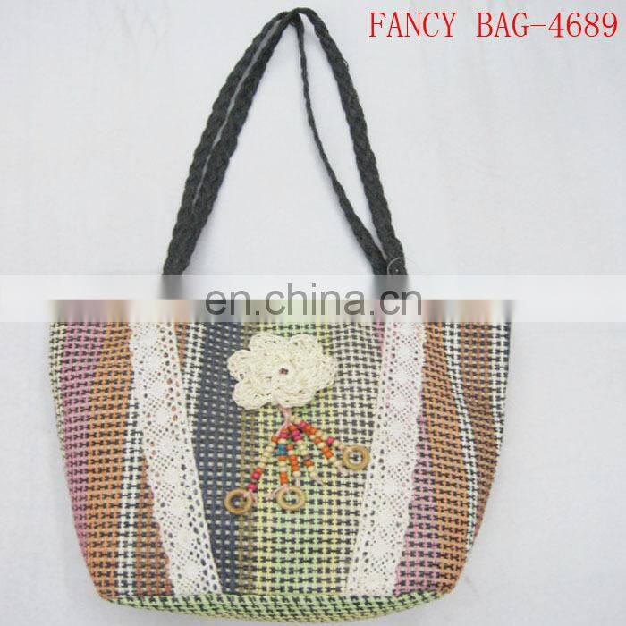 Wholesale Custom Straw Leisure shopping bag