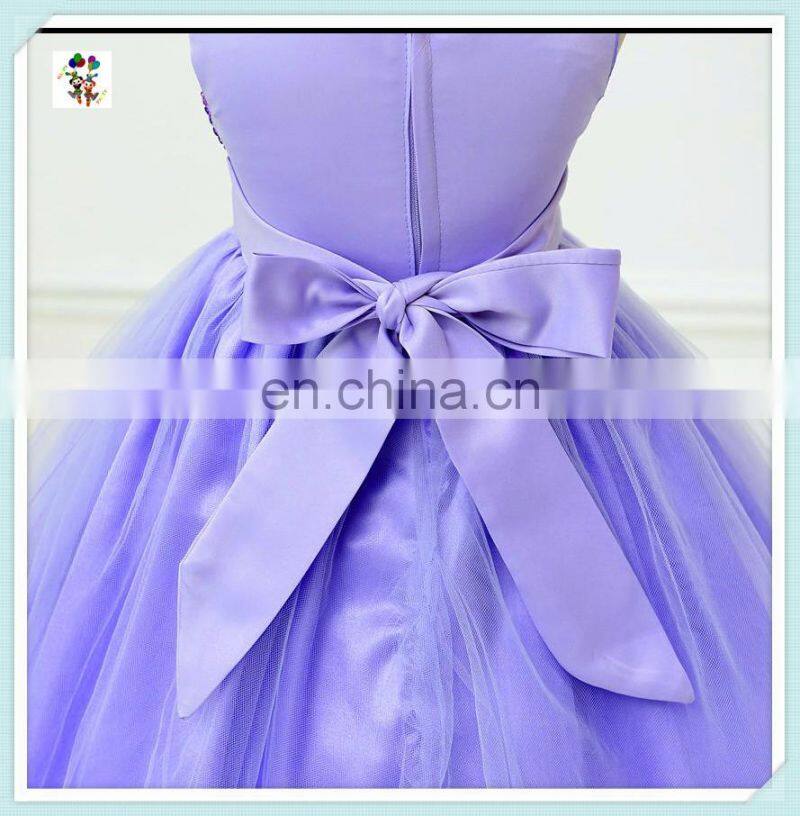 Cheap Party Fancy Red Gown Tulle Flower Girl Dresses HPC-3102