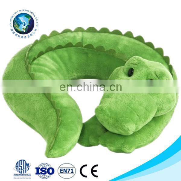 Cheap new design plush pink pig u shape memory foam neck pillow promotional kids u shape cushion