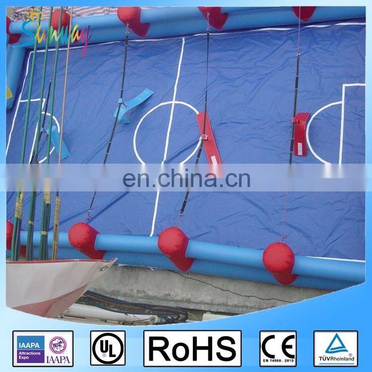 SUNWAY Inflatable Football Soccer Field Giant air tight Inflatable Football Field
