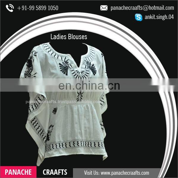 100% Cotton Single Jersey Ladies Long Sleeve T-shirtsTunics Tops 2017