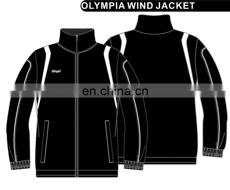 Men's light wind jacket for soccer match or training