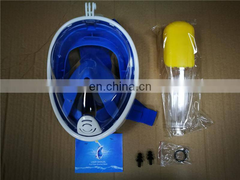 Underwater Diving Mask full face Snorkel mask Set Swimming Training Scuba mergulho full face snorkeling mask Anti Fog For Gopro