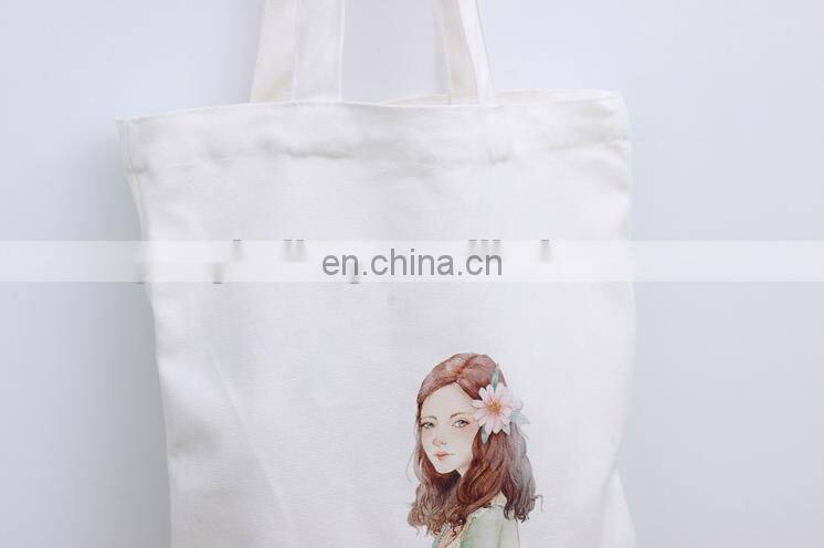 Wholesale UK Women Popular White Black Canvas Tote Bag