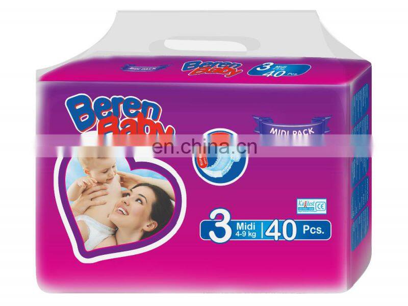 Maxi Size 9-18 Kg 36 Pcs Beren Disposable Baby Diaper