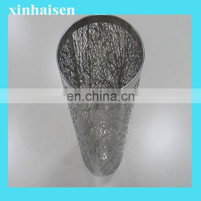 Customized wholesale led light metal round lampshade for christmas decoration