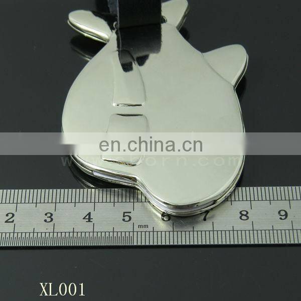 metal air plane shape travel card/ metal luggage accessory tag card