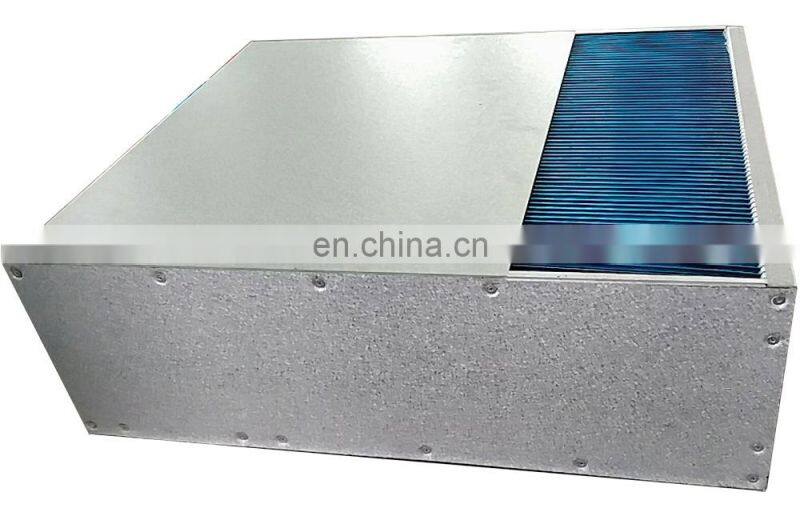 quality certified outdoor air to air telecom cabinet heat exchanger