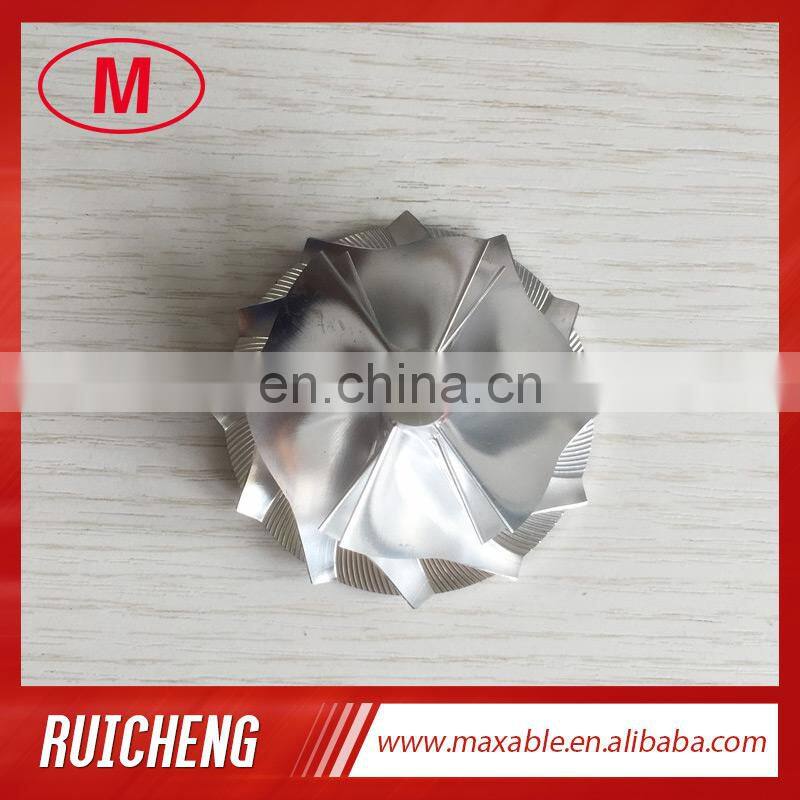 RHF5 47.00/60.50mm 6+6 blades high performance Turbo Billet/milling/aluminum 2618 compressor wheel for VF54 upgrade