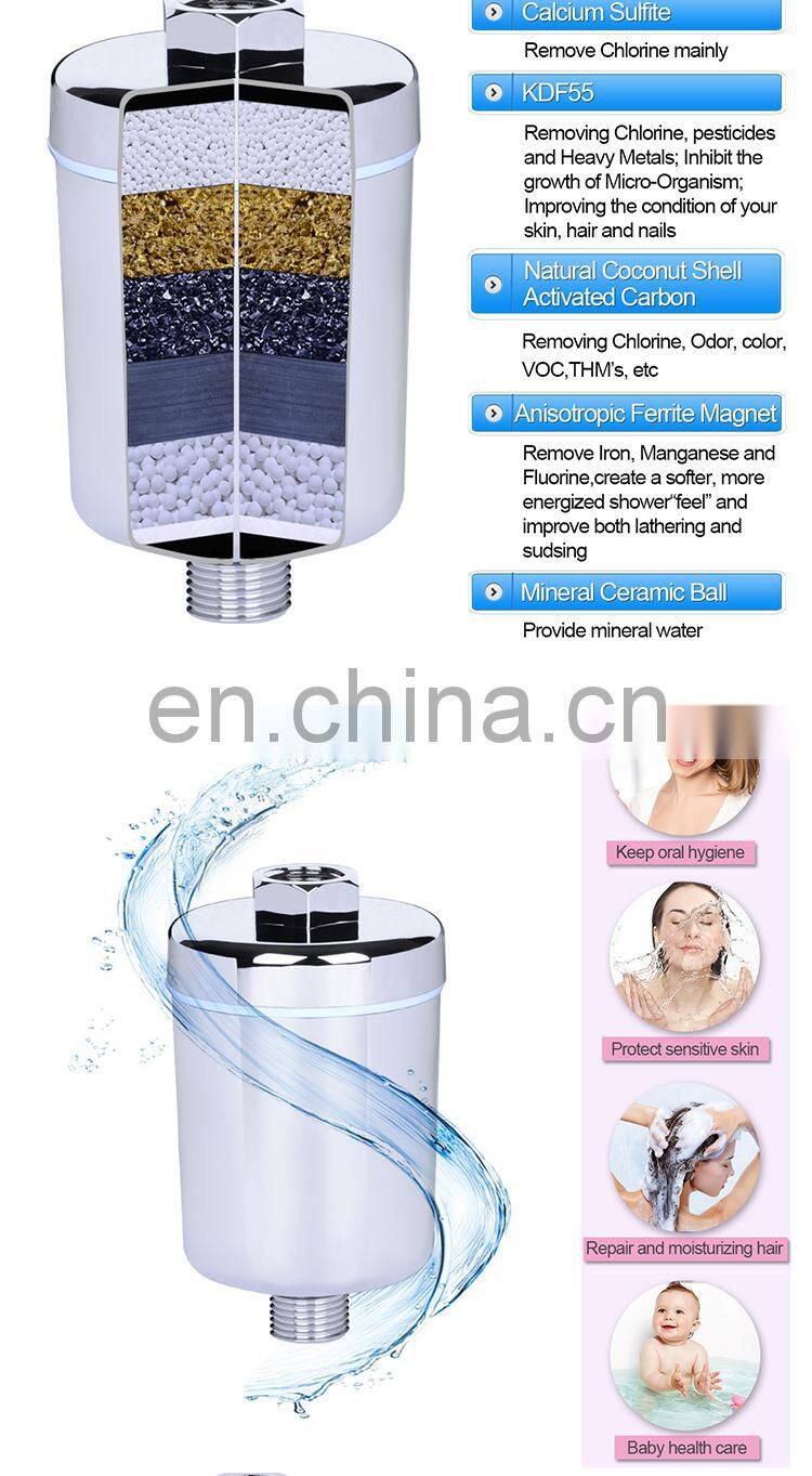 universal stainless steel shower head filter for hard water filter for shower filter korea