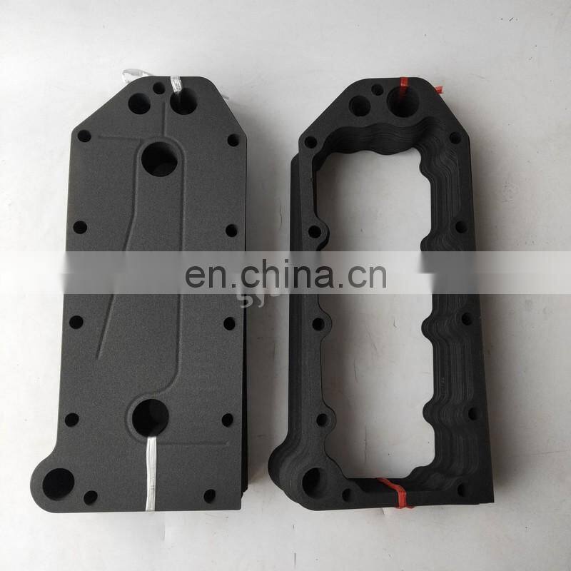 6CT 6L diesel engine Oil cooler core gasket 3929011 3918174