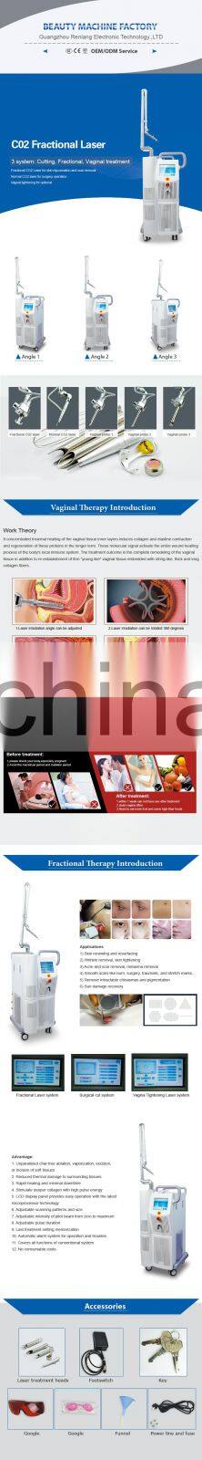 2018 new best scar removal laser equipment CO2 fractional vaginal tightening CO2 fractional laser machine