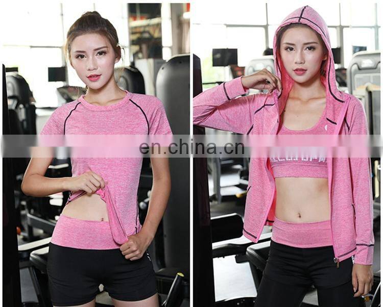 No MOQ 5 - piece suit sets Seamless Gym Sport Wears Women Sportswear