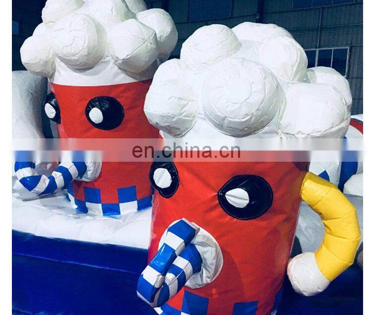 Wholesale advertising display equipments big inflatable popcorn cartoon