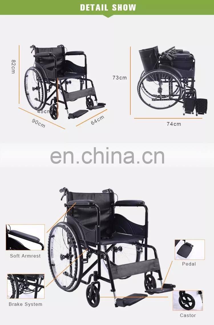 Folding portable lightweight wheelchair supplier wheelchair 809