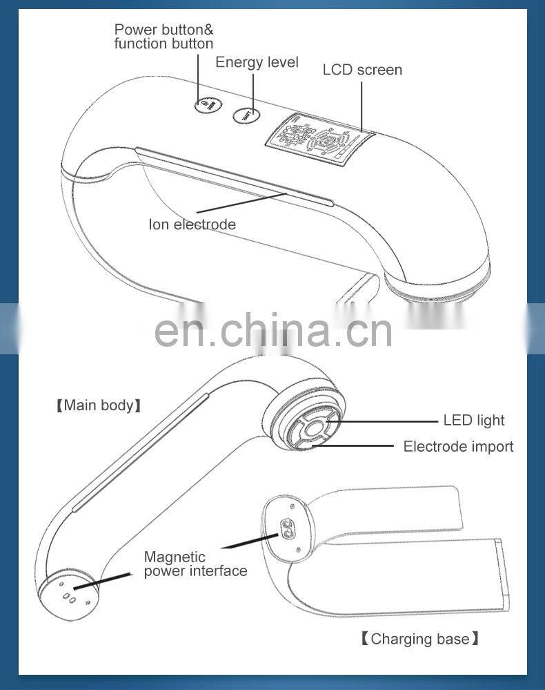 New Arrival RF EMS Anti Aging Skin Whitening Led Therapy Multifunction Beauty Machine With Vibration