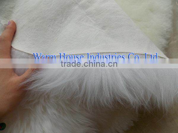 100% Wholesale pure white sheepskin rugs for baby /australian sheepskin rugs/long hair sheepskin rug for baby