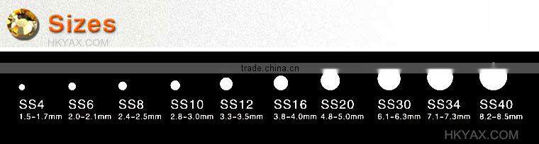 Y1119 Swainstone brand crystal AB hot fix stone;china hotfix stone factory;wholesale shop wedding dress hot fix stone