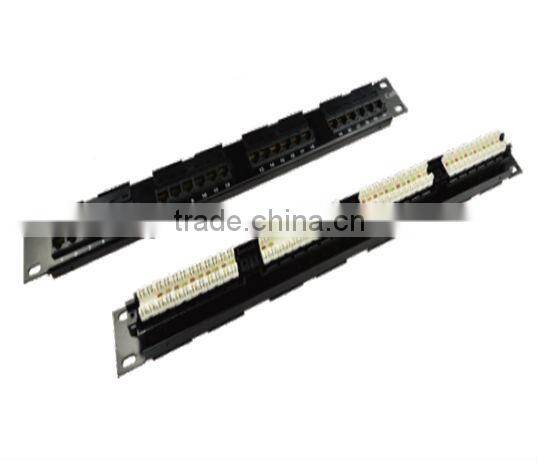 high standard 24 Port matel Cat6 Patch Panel