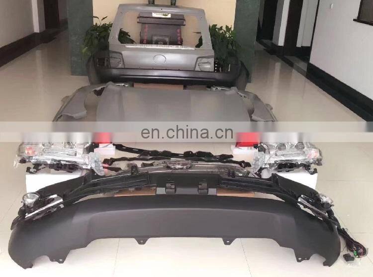 changzhou auto accessory factory body kit for land cruiser fj200 body kit 2008 upgrade to 2016 2018 old upgrade to new version