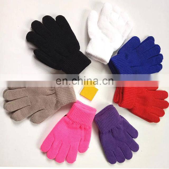 Winter Warm Cartoon Kids Knitted Gloves