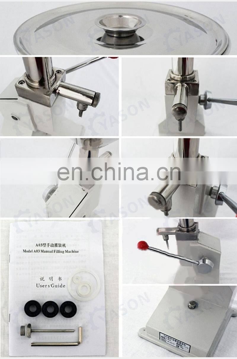 A03 Manual Cream Filling Machines Cheap Price Hand Bottle Paste Filling