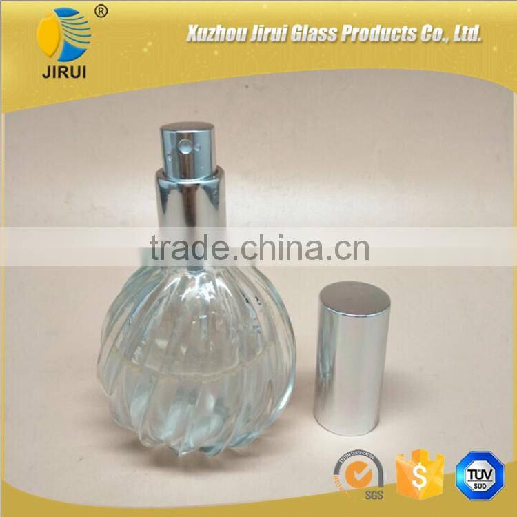 80ml clear empty glass diffuser bottles with pump
