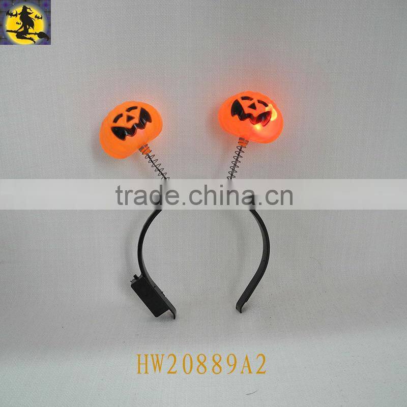 Big Red Ox horn Headband with LED for Halloween