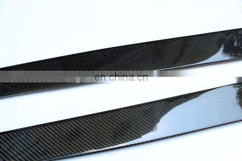 215CM carbon fiber side skirts extension for BMW 3 4 5 6 series F30 F32 F33 F10 F12 F13 universal side skirts