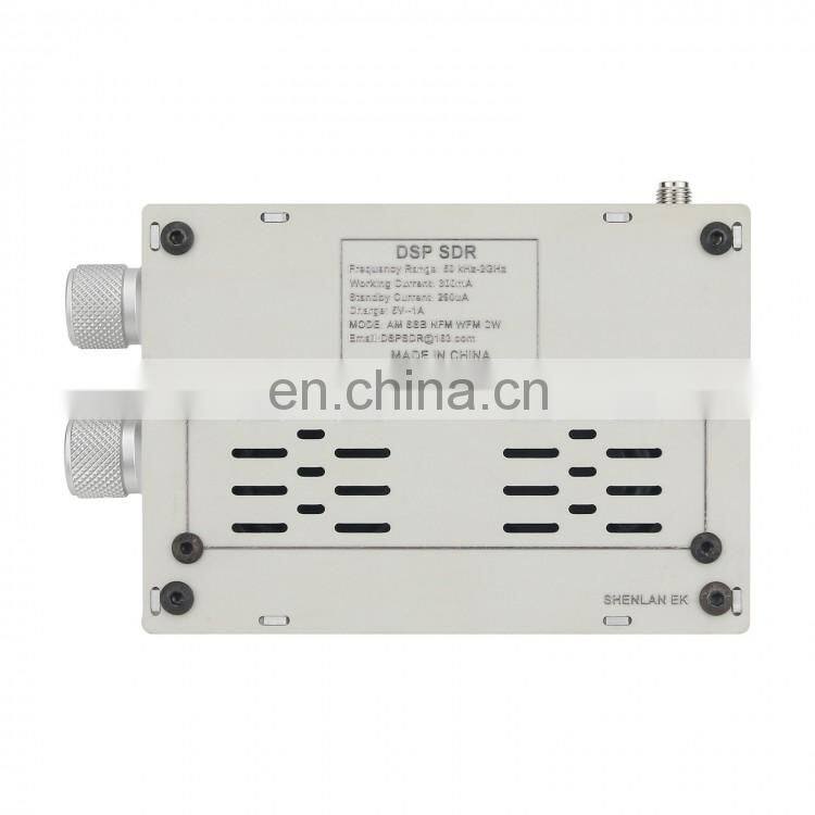 Hifi Audio 50KHz-2GHZ Radio 1.10C AM/SSB/NFM/WFM MALAHIT SDR DSP SDR Receiver w/ Speaker 3.5" Screen