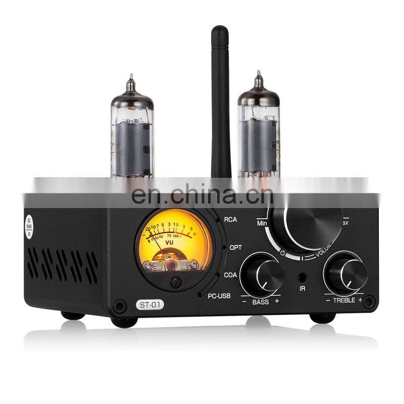 SUCA AUDIO SMART01 Hifi Tube Amplifier DAC USB DAC Amp With VU Meter 100W+100W