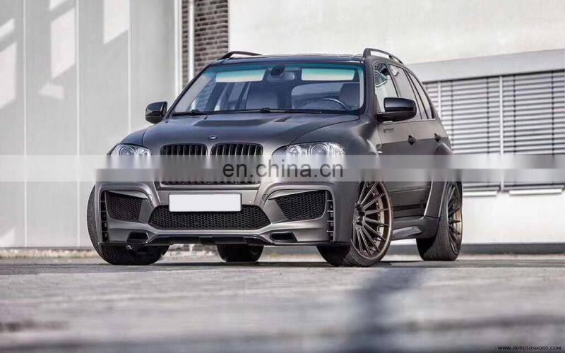 Runde Suitable For Bmw X5 E70 Modified Upgrade Prior Design Style Wide Body Kit Front Rear Bumper Wheel Eyebrow Fender